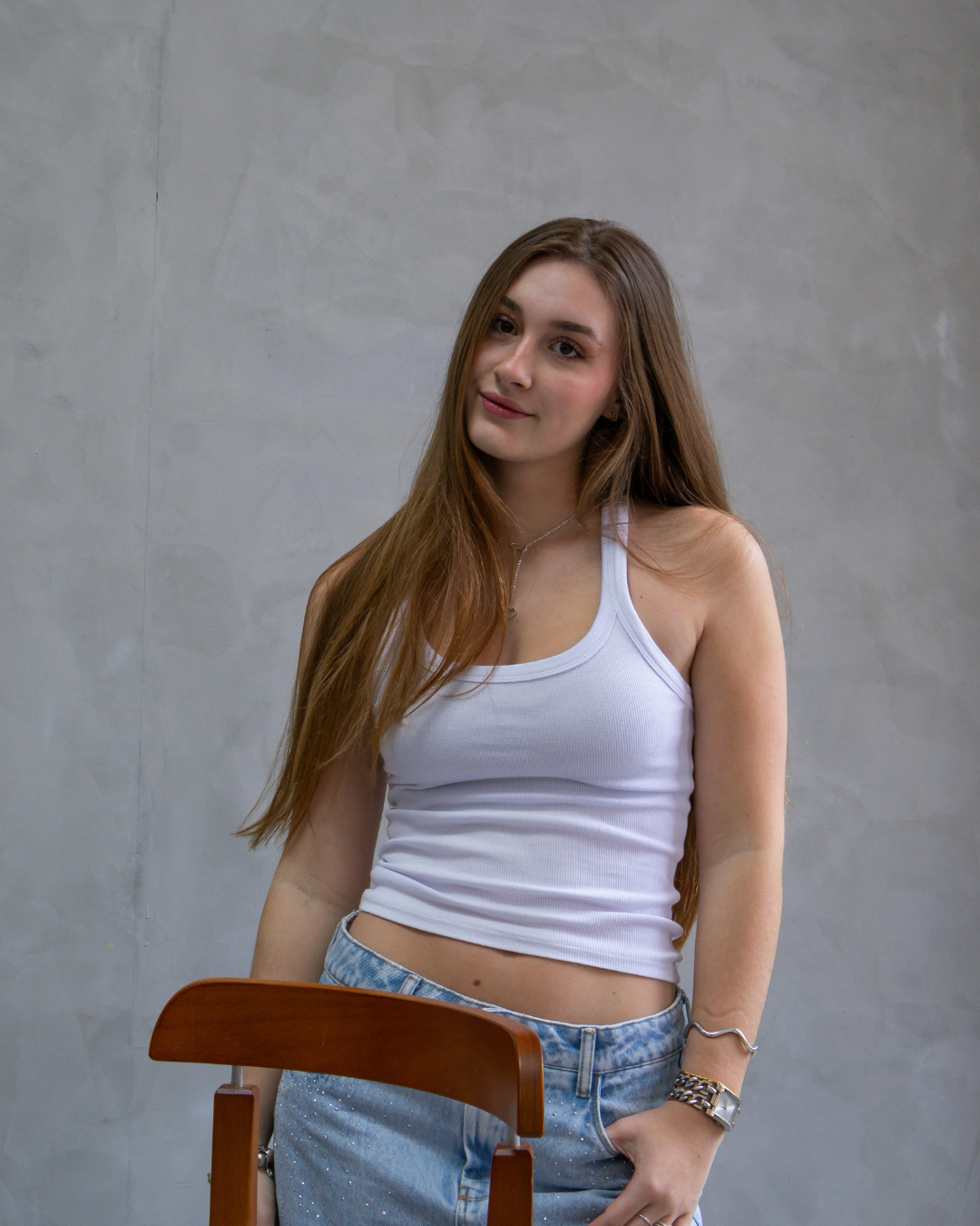 Spring Collection promo model